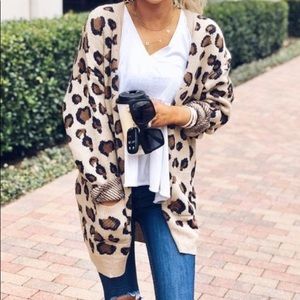 Leopard cardigan